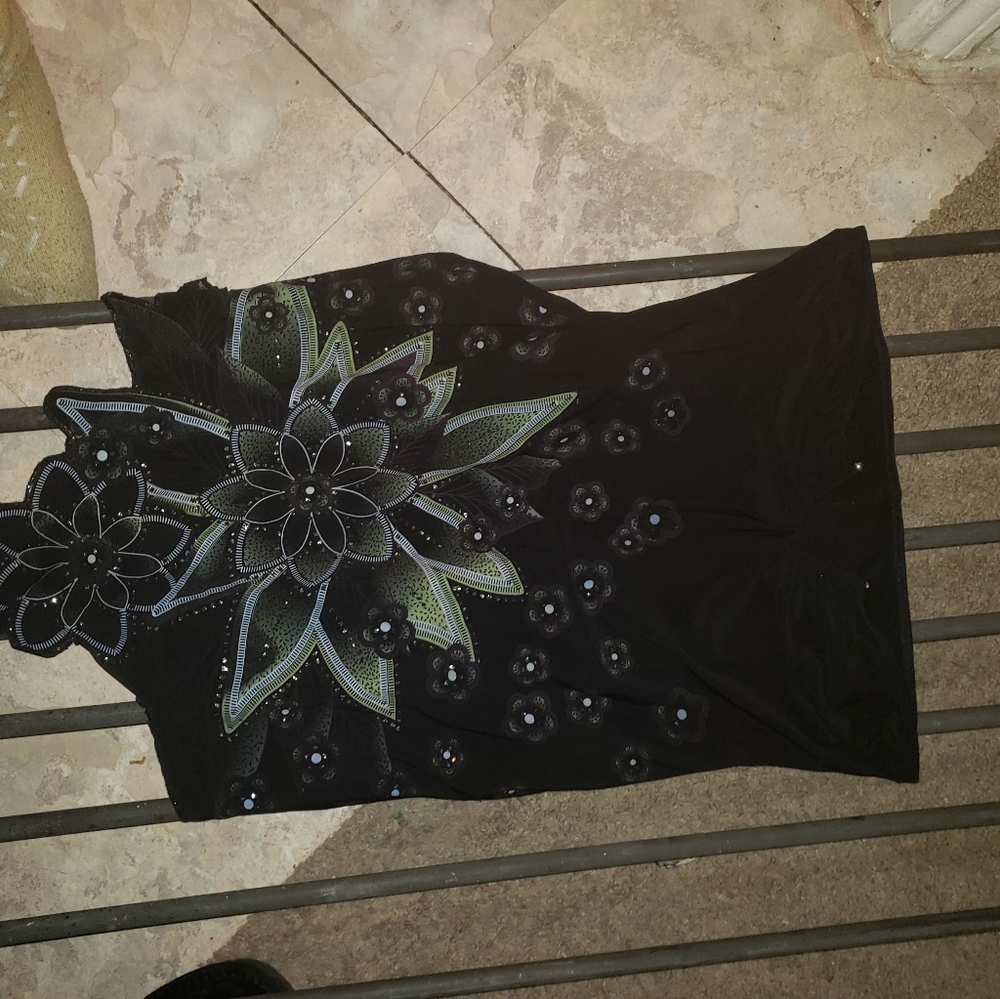 Strapless  Flower shirt obo